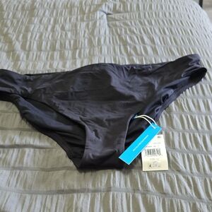 Bluerod Beattie Black Bikini Bottom Sz Lg Nwt